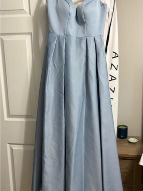 Kanali K Light Blue Dress with sewn in bra inserts